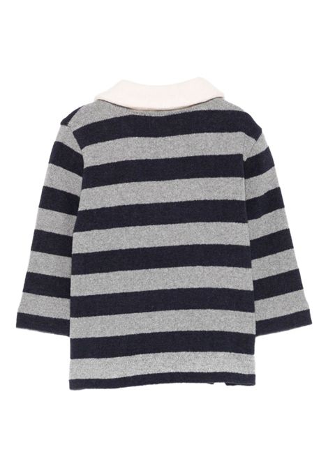 Polo a righe ZHOE & TOBIAH KIDS | KKT21MK197 BLU/GRIGIO